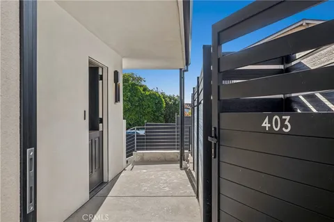 a view of a balcony door