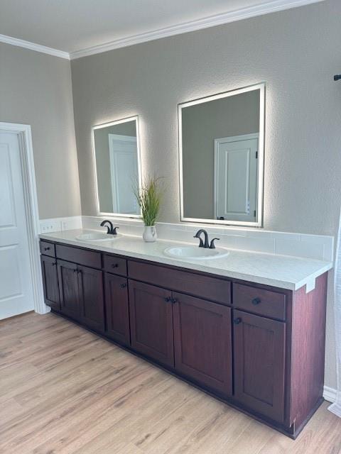 131 Lipan Trail Weatherford, TX 76087 - Photo 15 of 25 a bathroom with a granite countertop sink and a mirror