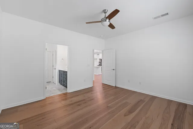 wooden floor in an empty room