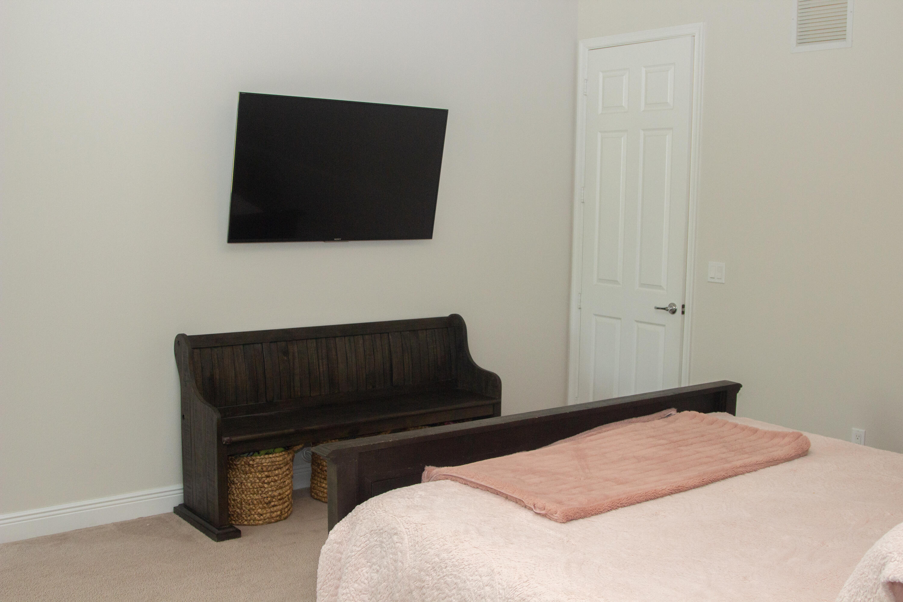 12601 57th Road North West Palm Beach, FL 33411 - Photo 12 of 24 a bedroom with a bed and flat screen tv