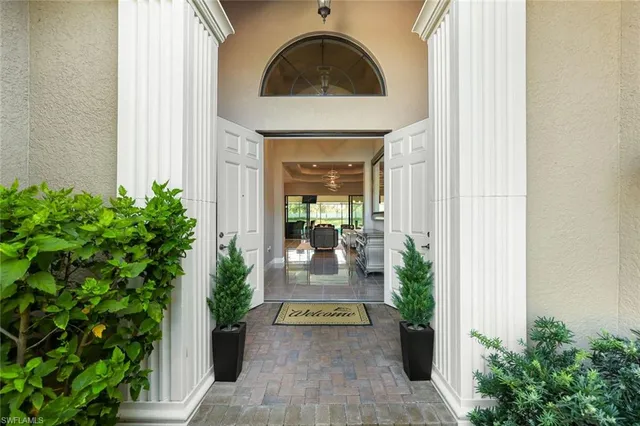 a view of a entryway door of the house