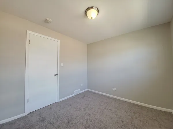 a view of a garage