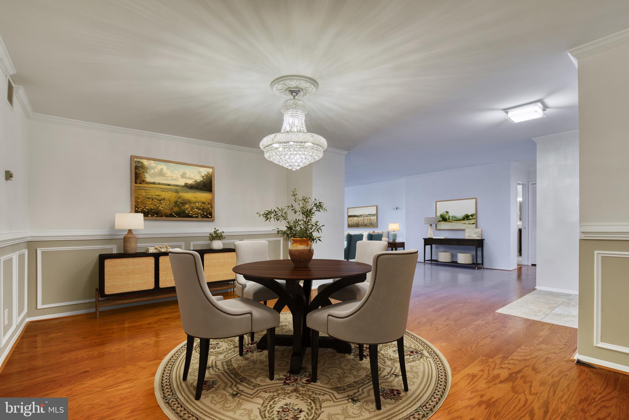 1800 Old Meadow Road, Unit 1006 McLean, VA 22102 - Photo 7 of 63 a view of a dining room with furniture