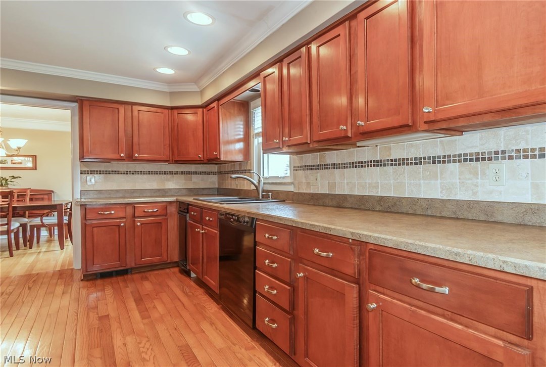 1143 Brainard Road Lyndhurst, OH 44124 - Photo 20 of 35 Tile back splash and wood floor.