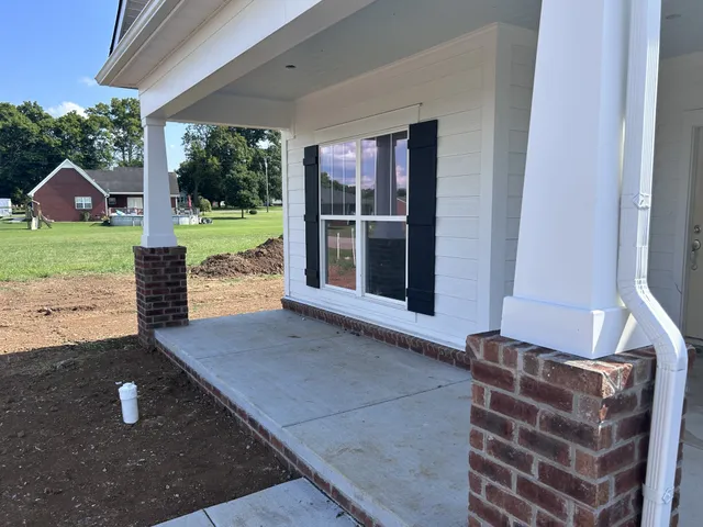 a view of outdoor space and porch