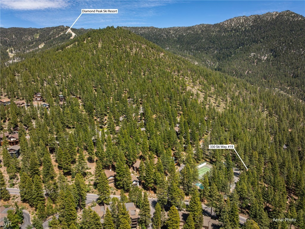 330 Ski Way, Unit 19 Incline Village, NV 89451 - Photo 26 of 40 Aerial Photo Shows Diamond Peak Proximity