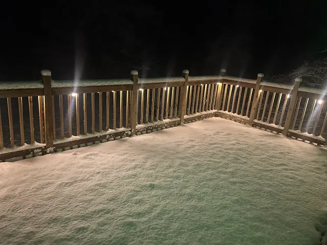 a view of wooden fence