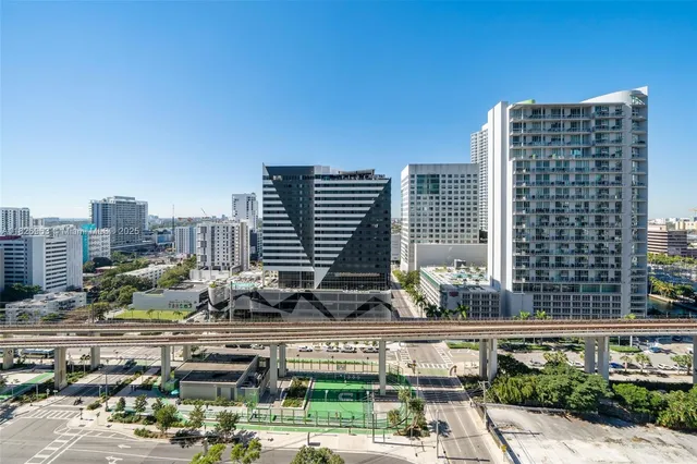 a front view of a building with street view