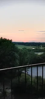 a view of a balcony with outdoor space
