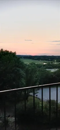 a view of a balcony with outdoor space