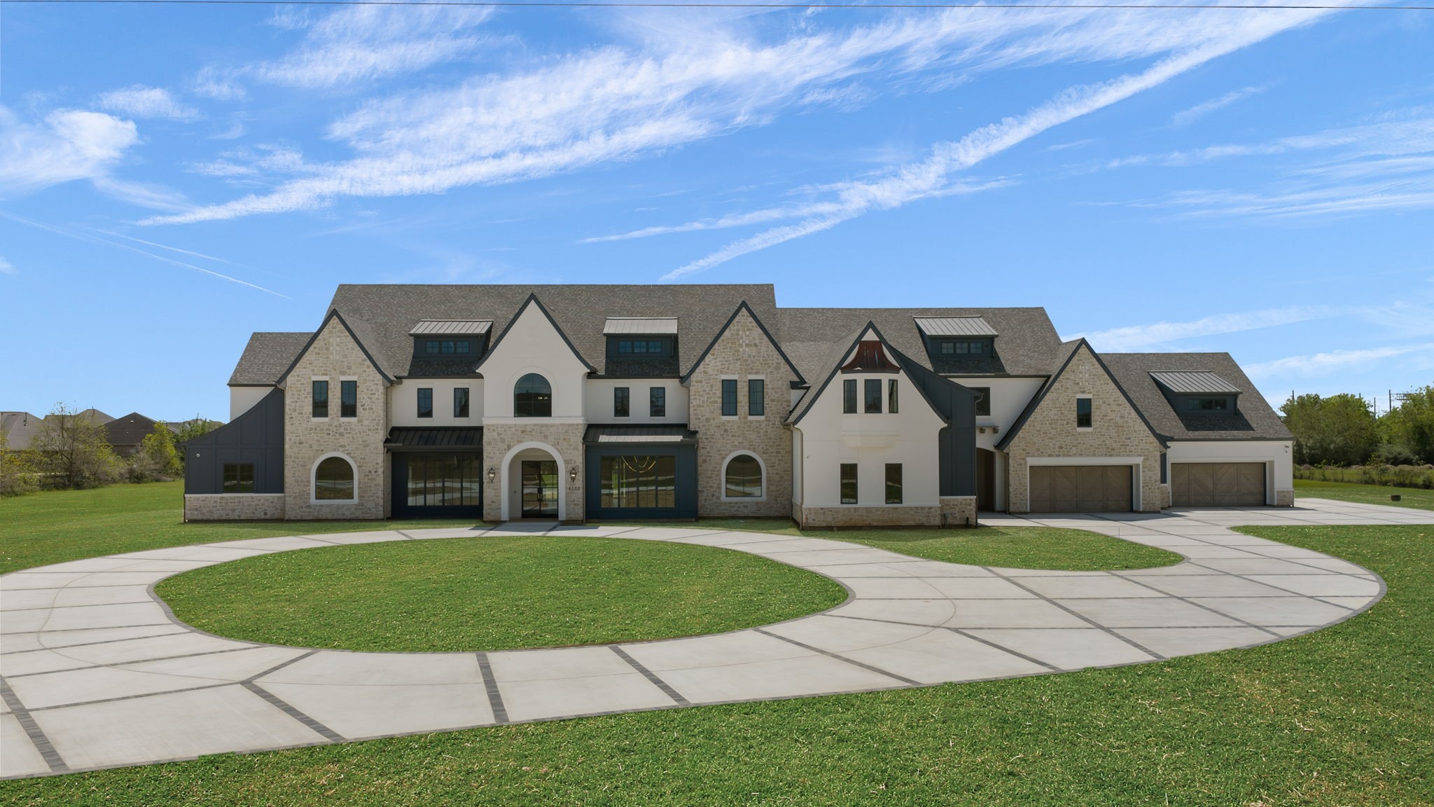 4233 Two Gun Way Katy, TX 77494 - Photo 27 of 47 Front elevation with digitally enhanced grass.