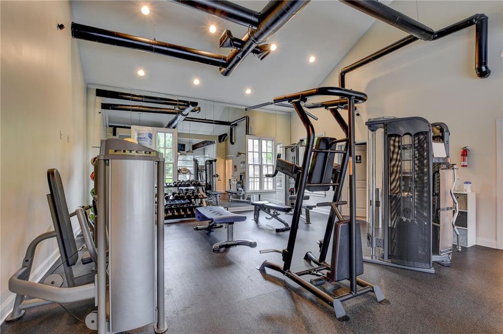 5564 High Point Road Northeast Atlanta, GA 30342 - Photo 40 of 45 a view of a room with gym equipment