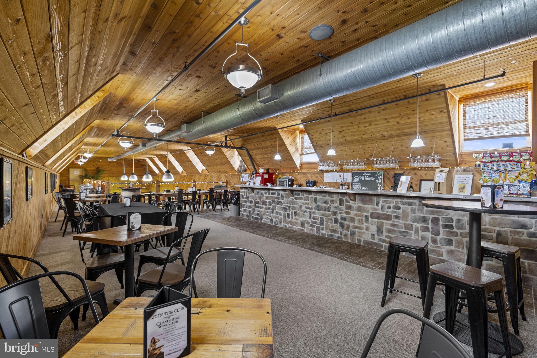 6190 Georgetown Road Broad Run, VA 20137 - Photo 77 of 95 Upper tasting bar at Vint Hill Craft Winery