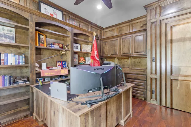 a room with storage and utility