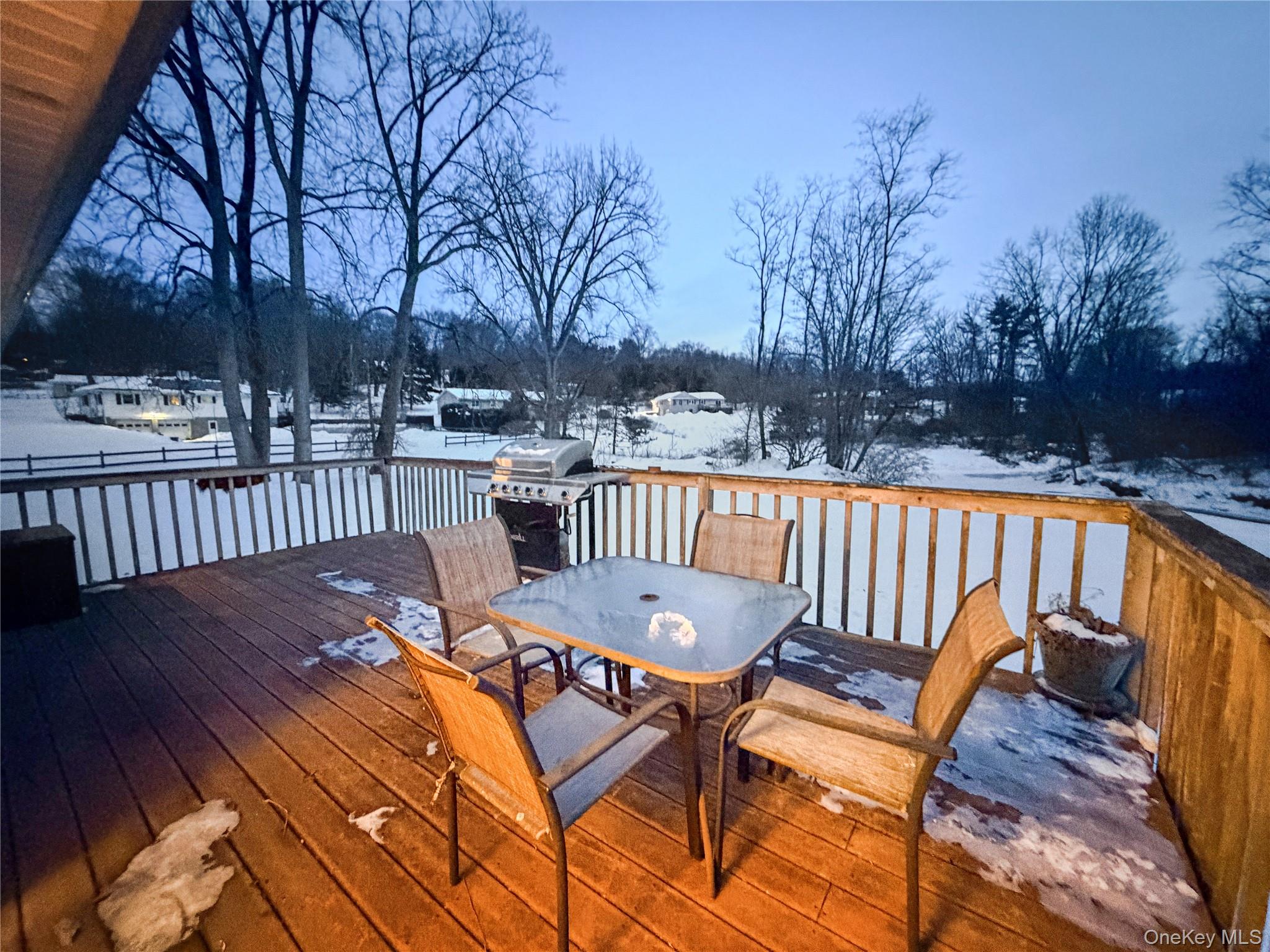 25 East Mountain Road South Cold Spring, NY 10516 - Photo 44 of 48 a view of a patio with iron fence