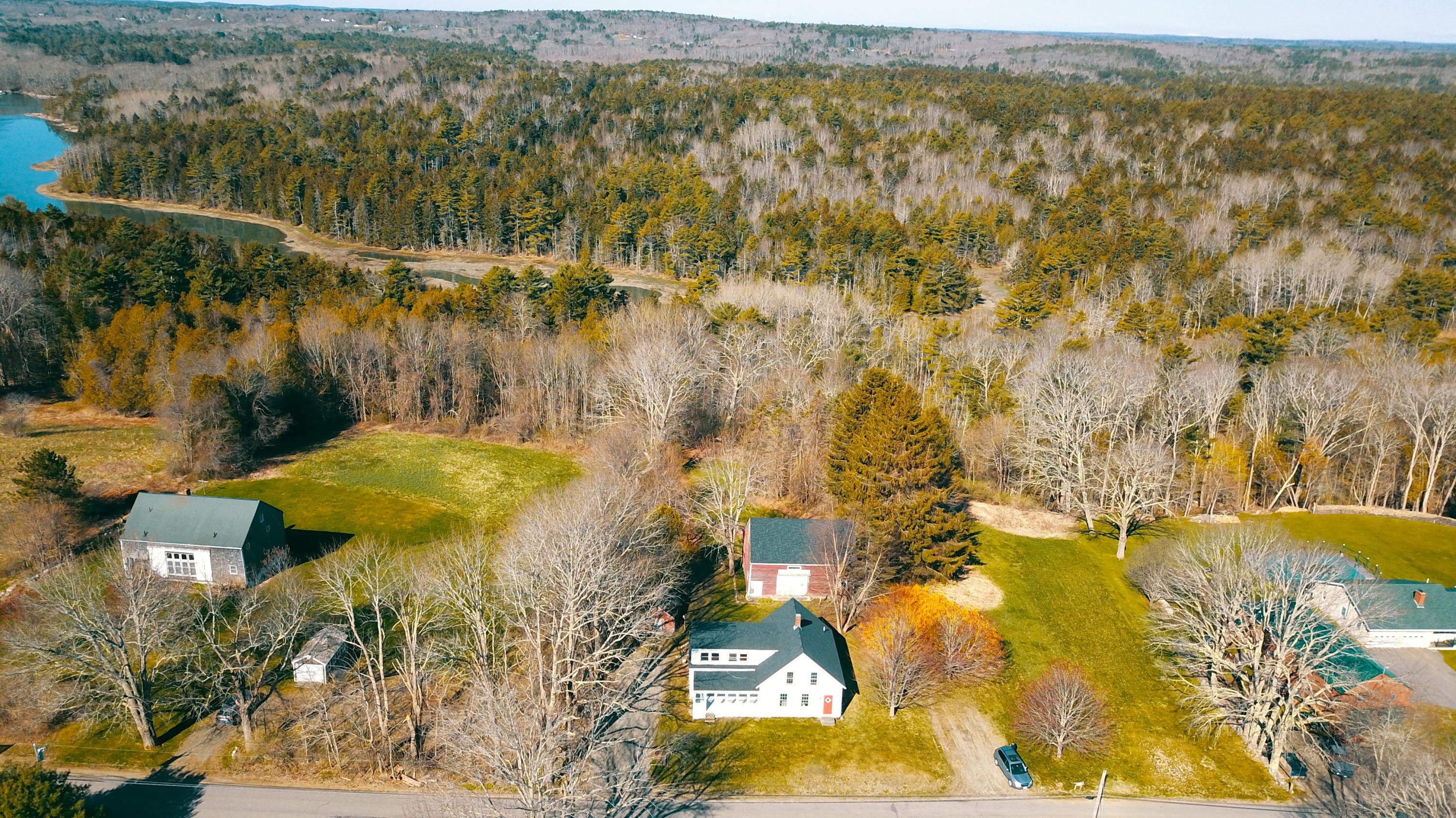 763 Dutch Neck Road Waldoboro, ME 04572 - Photo 2 of 43 02 Aerial wide