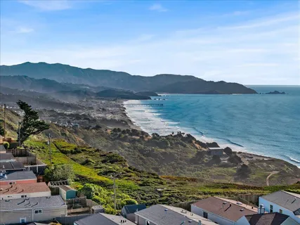 a view of lake with mountain