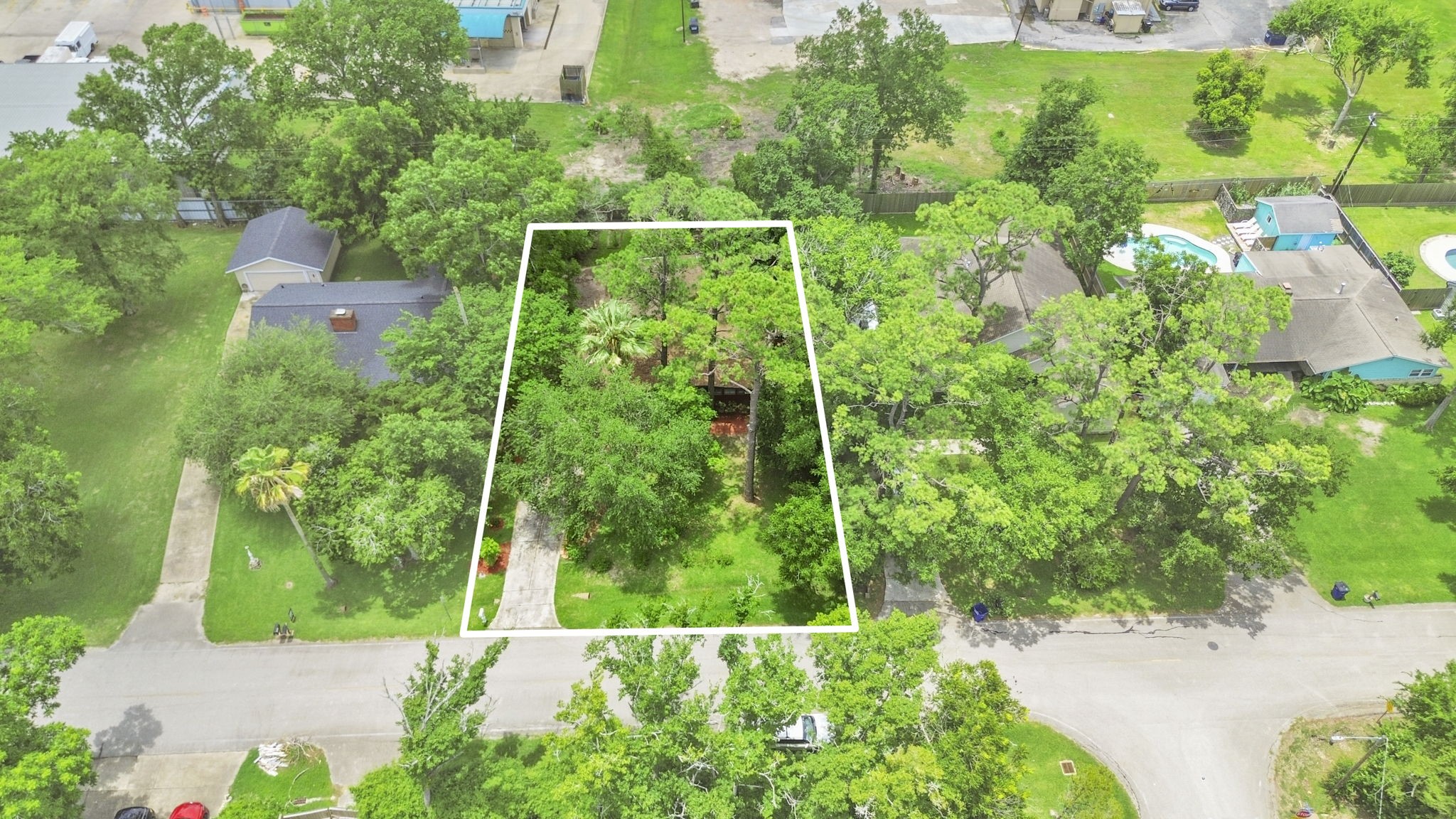 1202 Fay Road Kemah, TX 77565 - Photo 30 of 32 an aerial view of residential house with an outdoor space