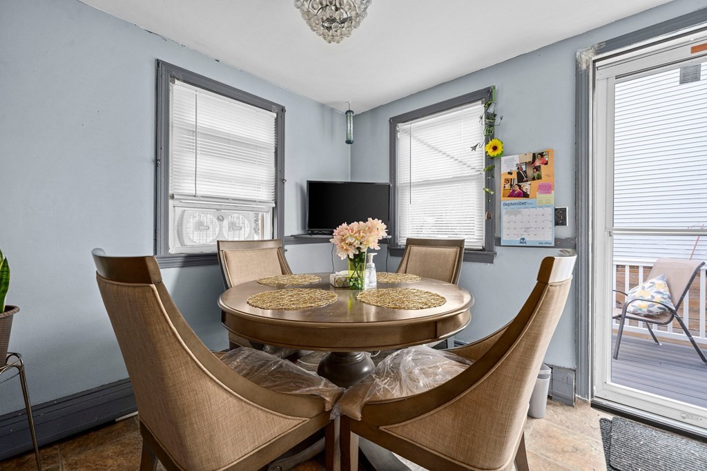 65 Wyvern Street Boston, MA 02131 - Photo 8 of 26 a dining room with furniture and window
