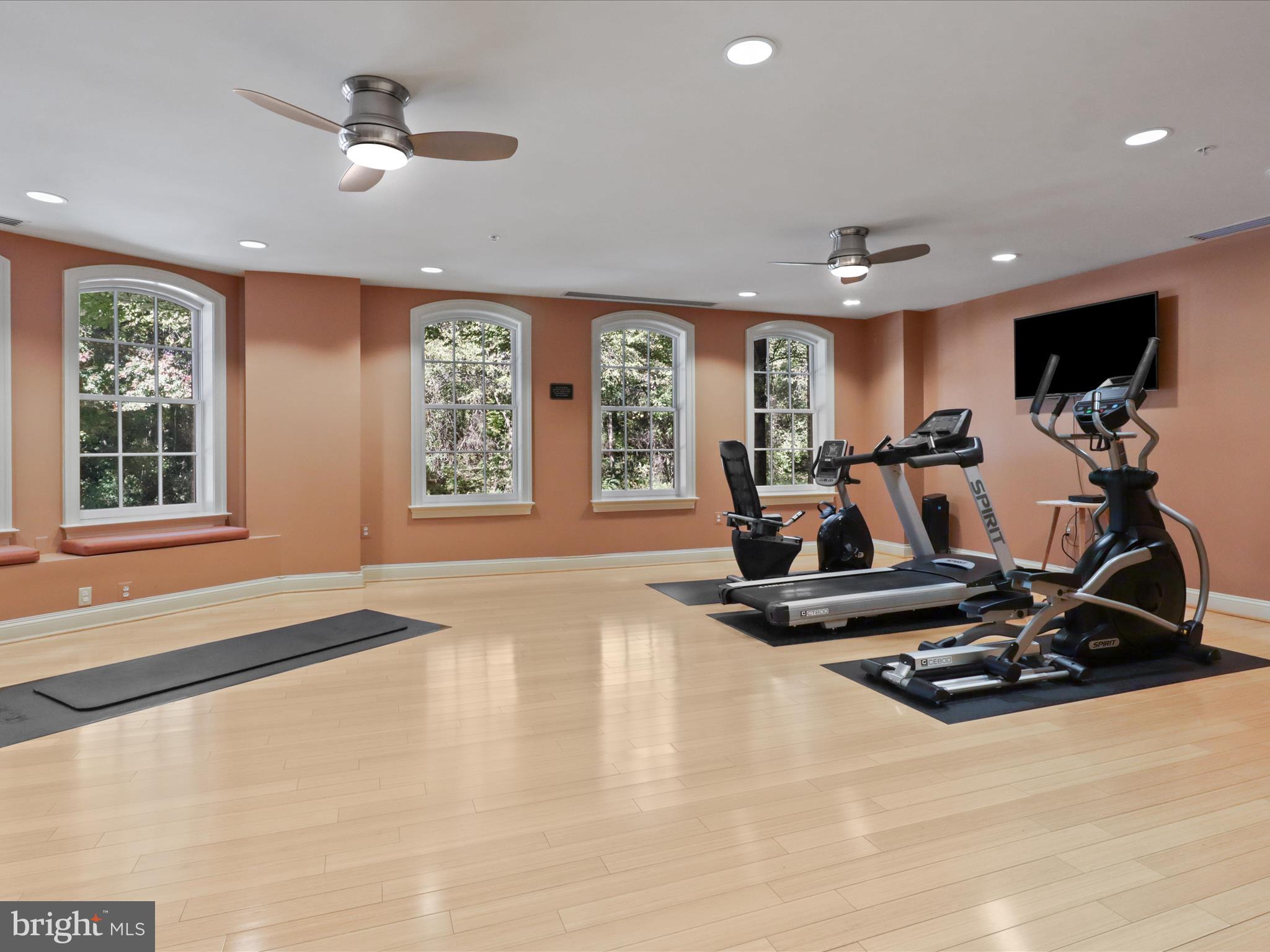 1781 Chain Bridge Road, Unit 303 McLean, VA 22102 - Photo 41 of 56 a view of a room with gym equipment
