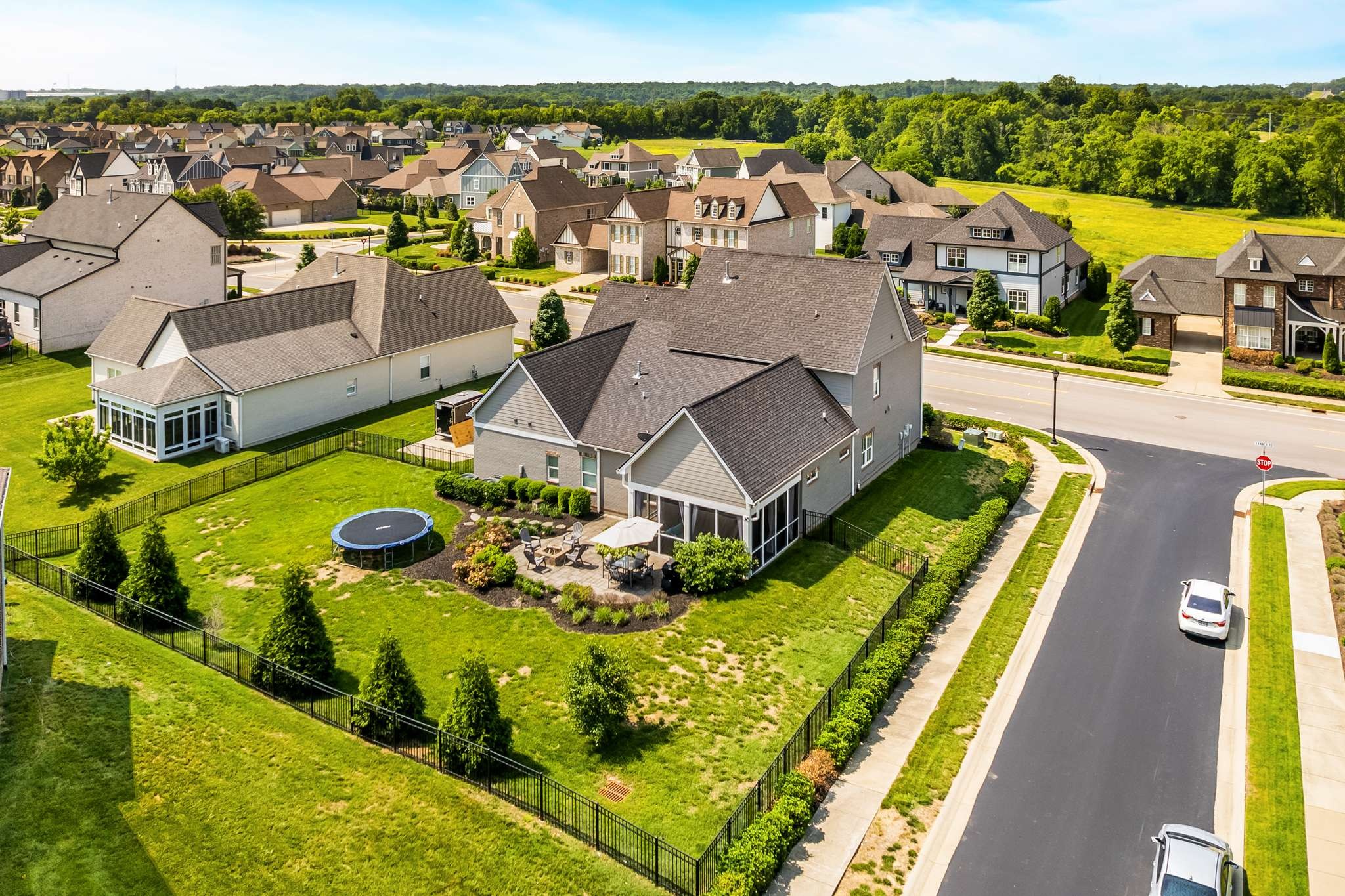 107 Vanner Road Mount Juliet, TN 37122 - Photo 42 of 54 an aerial view of a house with a garden