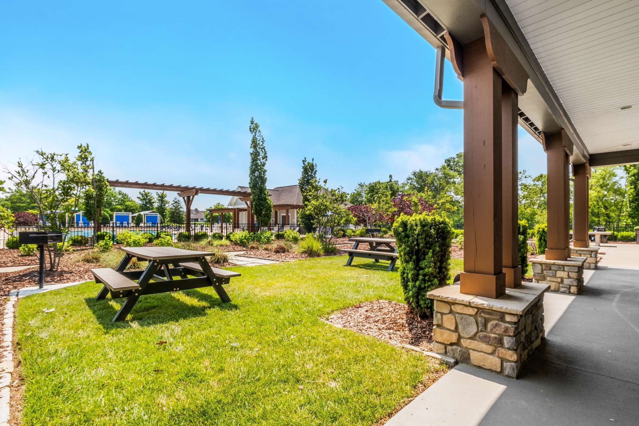 107 Vanner Road Mount Juliet, TN 37122 - Photo 50 of 54 a swimming pool with outdoor seating and yard
