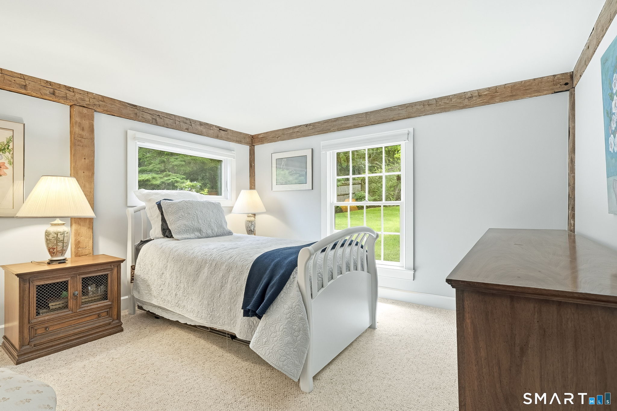 149 Old Redding Road Redding, CT 06896 - Photo 29 of 40 Bedroom on the main level.
