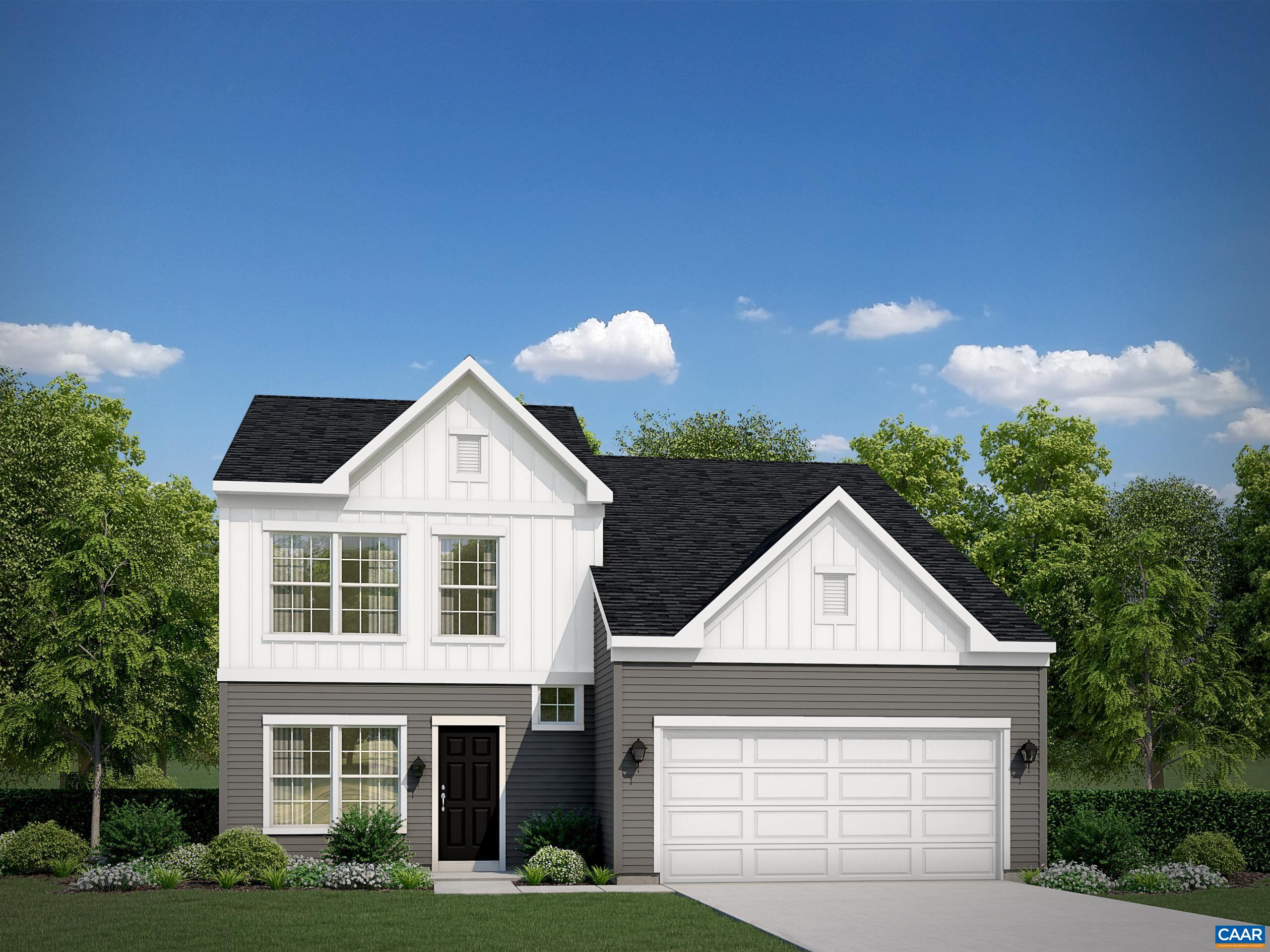 86 Lookover Terrace Stuarts Draft, VA 24477 - Photo 5 of 31 a front view of a house with a yard and garage