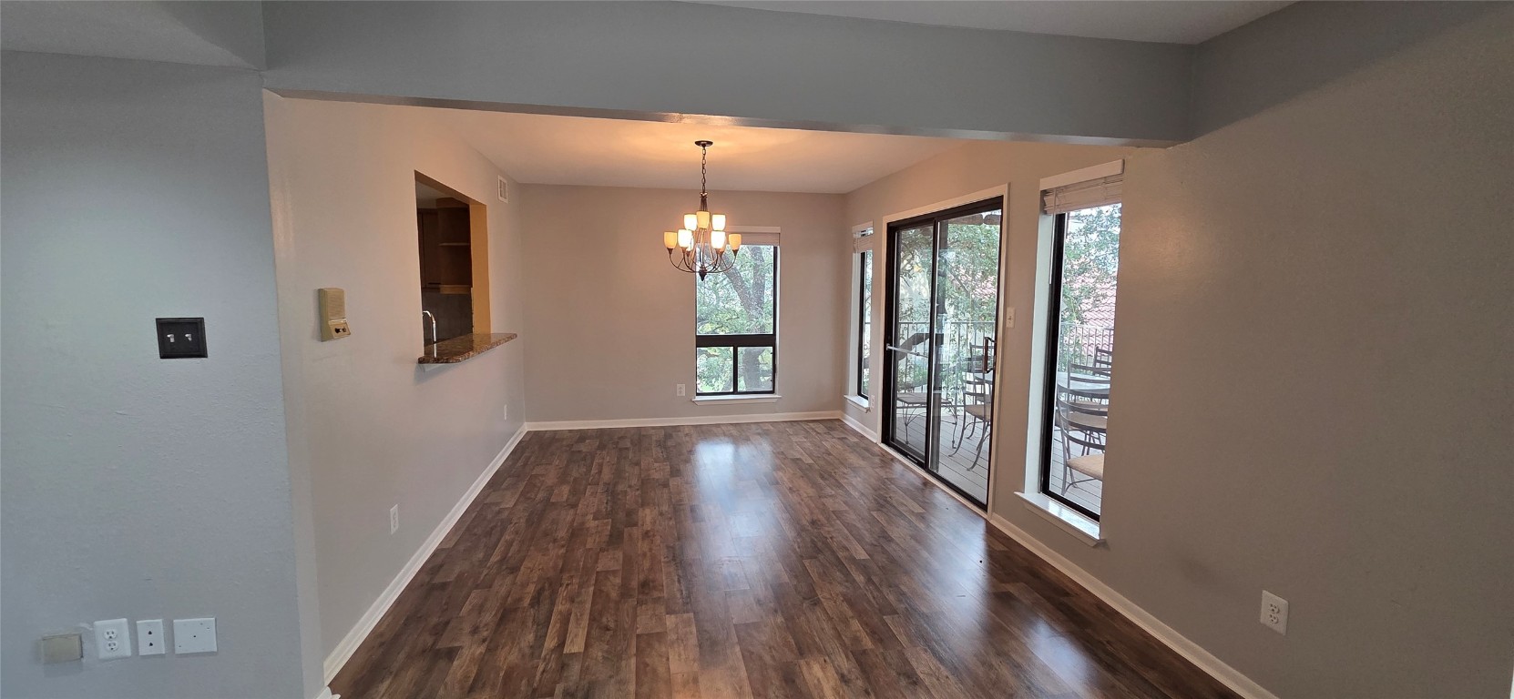 2918 Ranch Road 620 North, Unit C118 Austin, TX 78734 - Photo 10 of 38 Dining Room Leads to Covered Patio