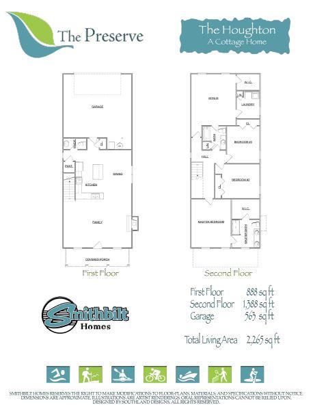 129 Hackberry Street, Unit LOT 34B Oak Ridge, TN 37830 - Photo 13 of 13 Houghton Floorplan