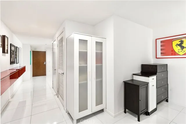 a view of a kitchen with electric appliances