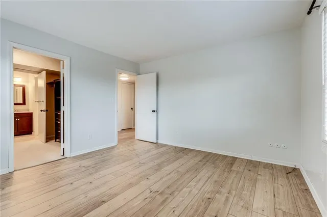 wooden floor in an empty room