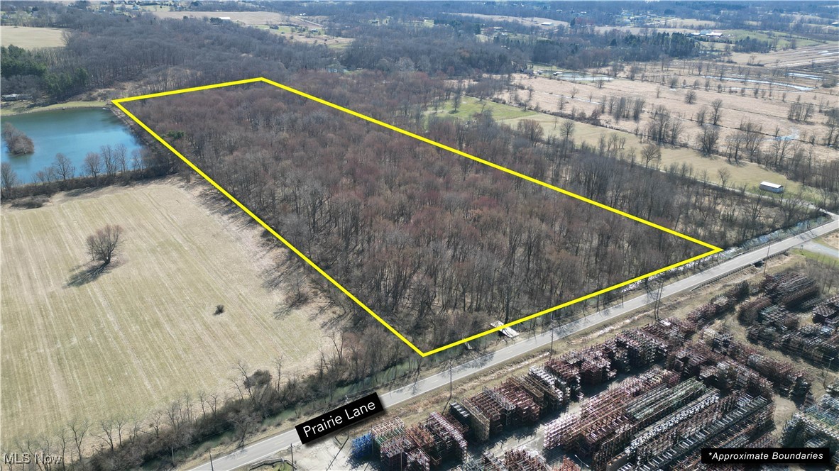 Prairie Lane Road Wooster, OH 44691 - Photo 2 of 28 View of property location featuring property parcel outlined and a nearby body of water