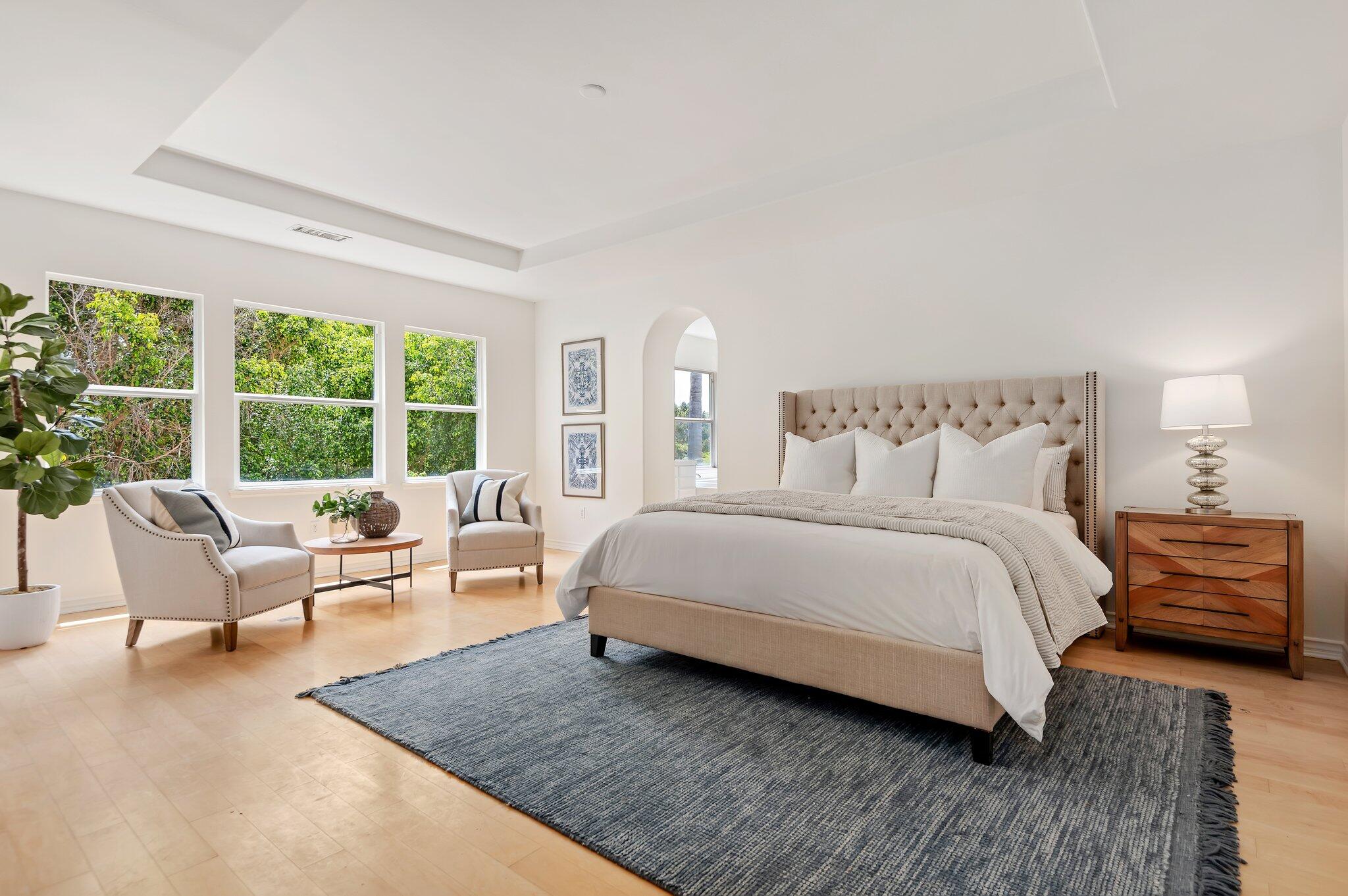 224 King Daniel Lane Goleta, CA 93117 - Photo 24 of 38 a bedroom with a bed and large window