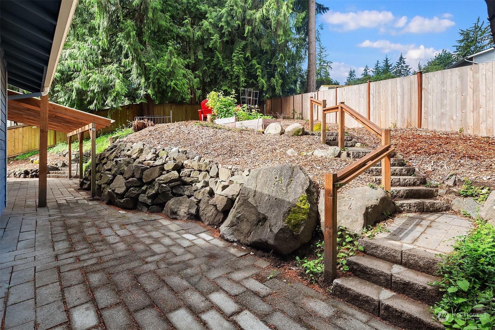 21322 2nd Drive Southeast Bothell, WA 98021 - Photo 23 of 29 a view of a house with backyard and sitting area