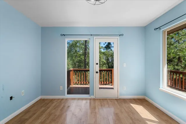 a view of front door