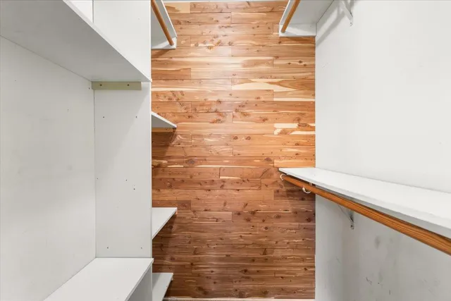 a view of lake and mountain