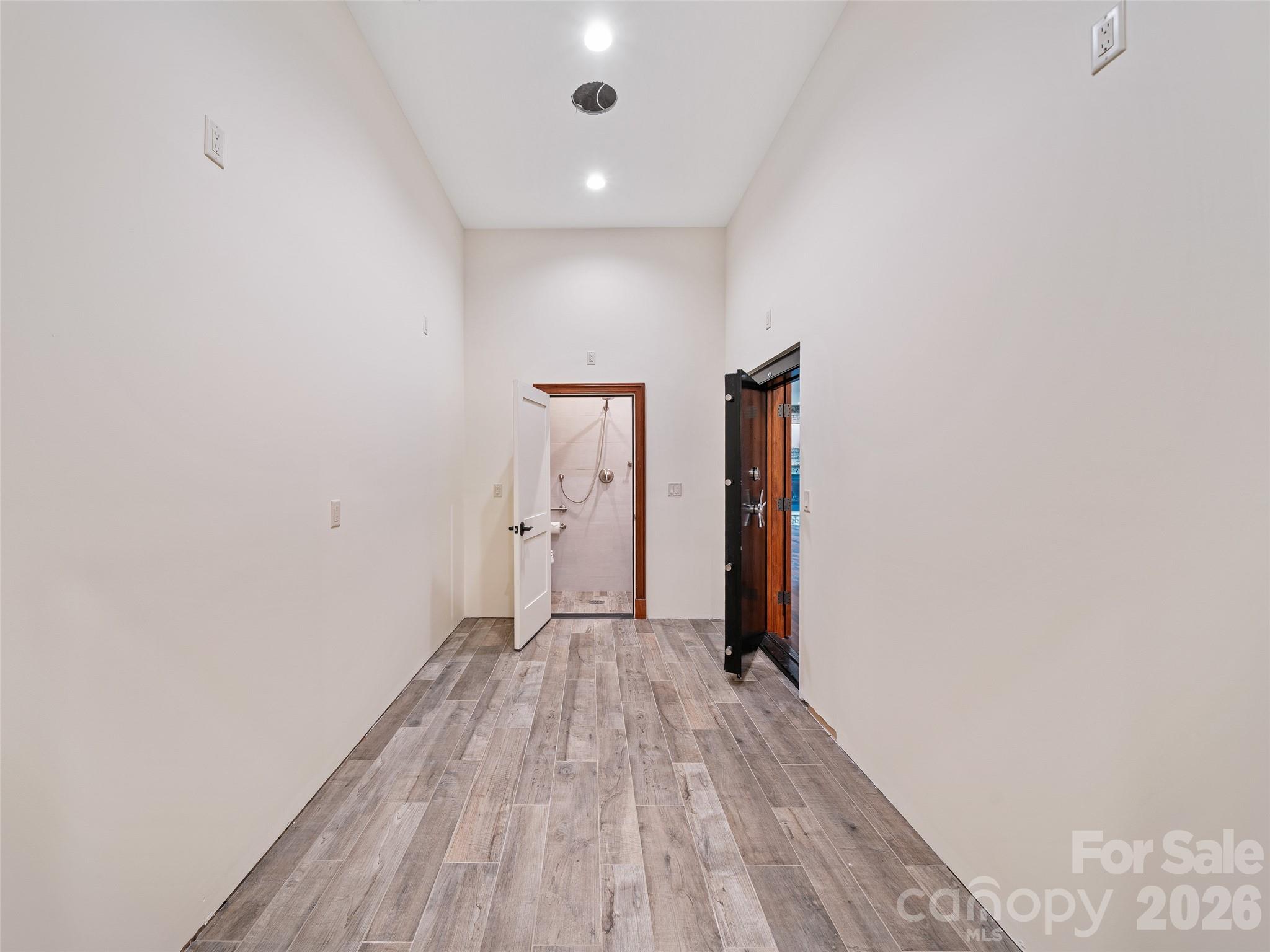 946 Ridge Road Green Mountain, NC 28740 - Photo 44 of 48 a view of hallway with wooden floor