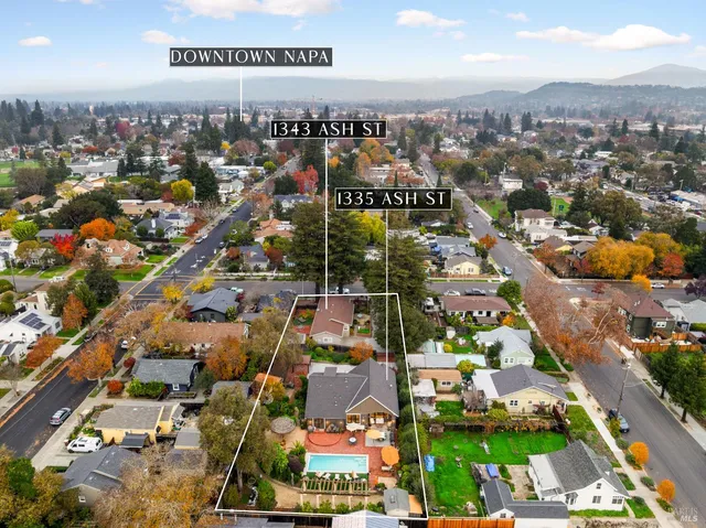 $1,950,000 | 1343 Ash Street, Napa, CA 94559