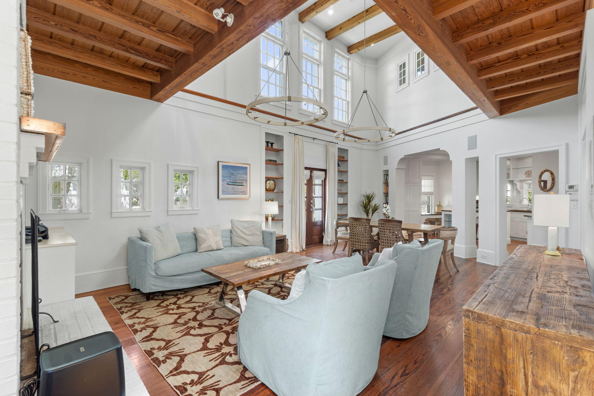 16 South Green Turtle Lane Inlet Beach, FL 32461 - Photo 14 of 59 a living room with furniture and wooden floor