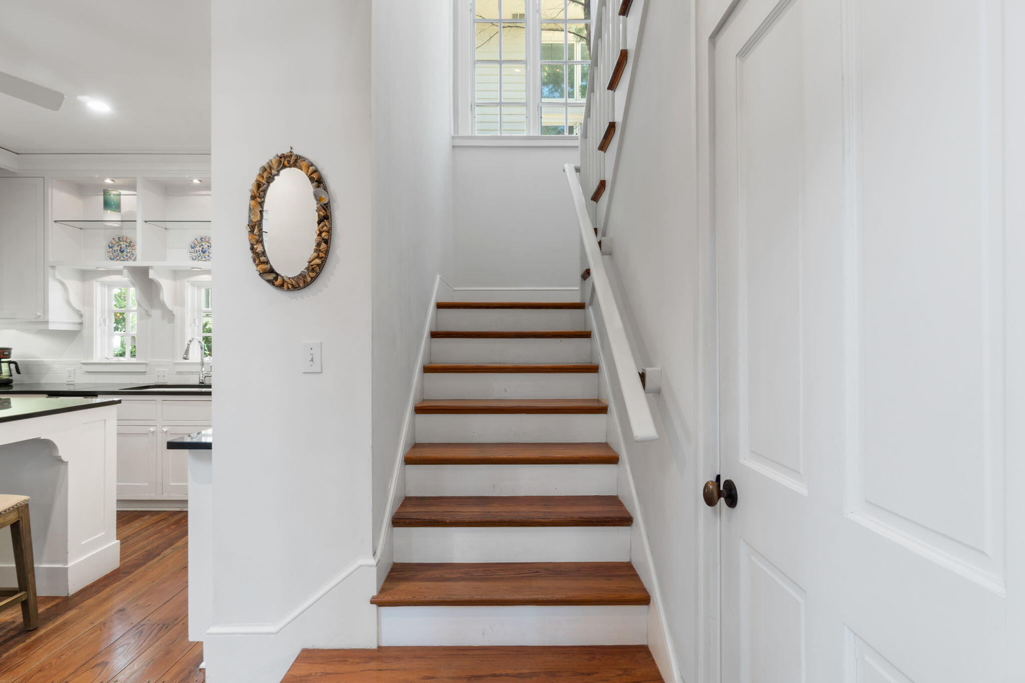 16 South Green Turtle Lane Inlet Beach, FL 32461 - Photo 28 of 59 a view of a hallway with wooden floor and entryway