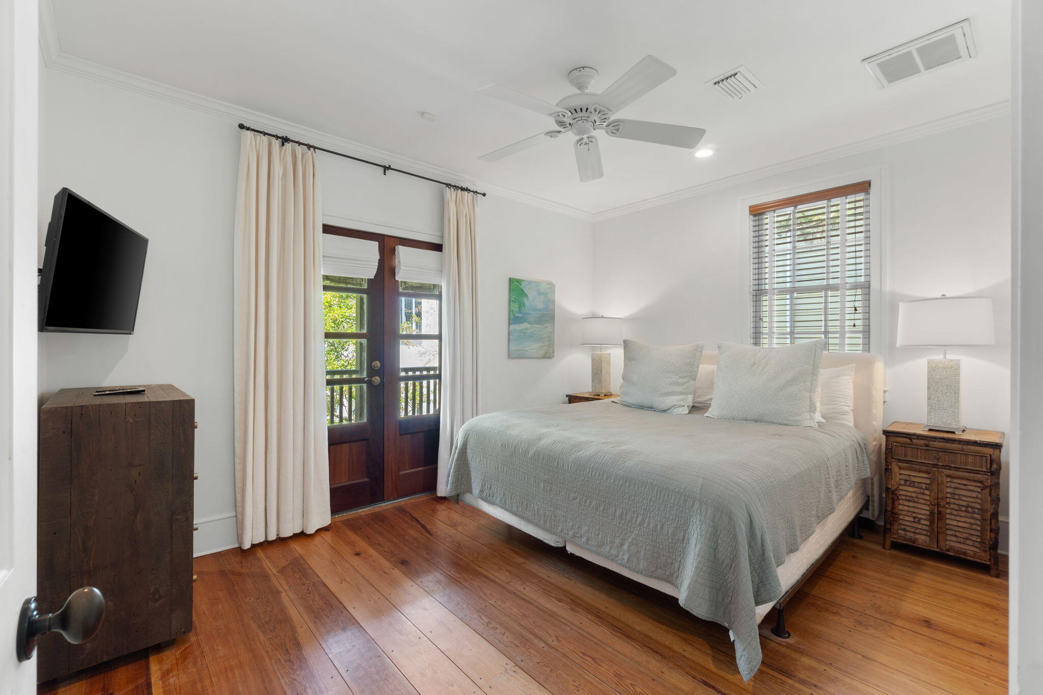 16 South Green Turtle Lane Inlet Beach, FL 32461 - Photo 34 of 59 a bedroom with a bed and a television