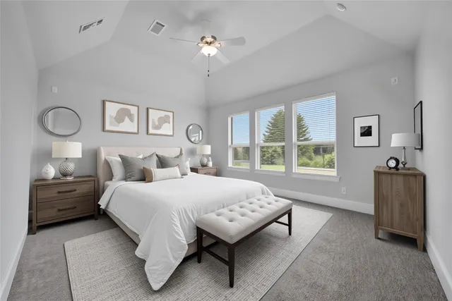 a kitchen with stainless steel appliances granite countertop a stove and a refrigerator