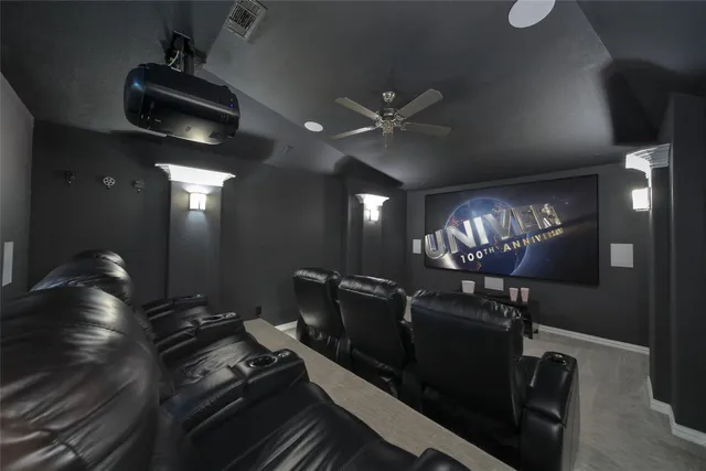 a view of a hallway with workspace