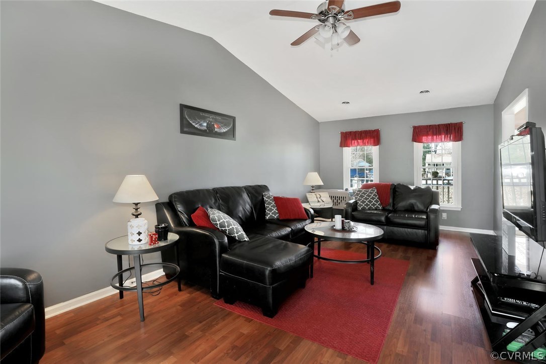 9905 Brenspark Road Chesterfield, VA 23832 - Photo 4 of 19 a living room with furniture and a flat screen tv