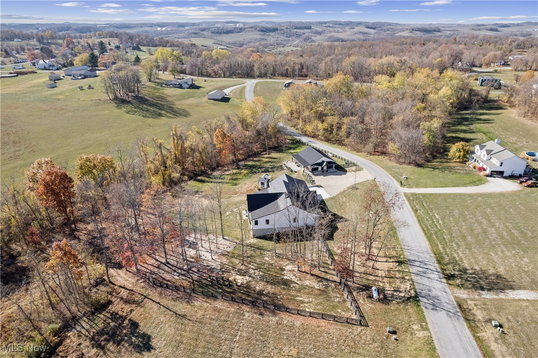 37250 Harry's Ridge Road Barnesville, OH 43713 - Photo 36 of 50 Birds eye view of property featuring a rural view