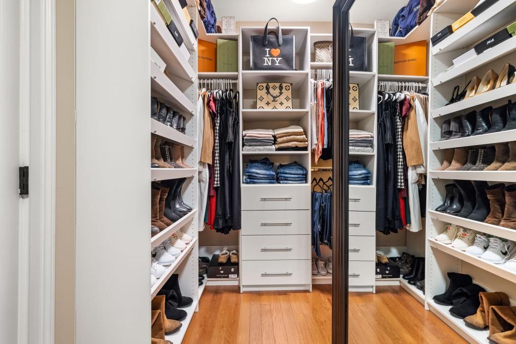99 Madeline Anthony Road Dahlonega, GA 30533 - Photo 29 of 60 a view of walk in closet with clothes and shoes