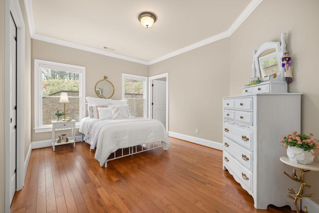 99 Madeline Anthony Road Dahlonega, GA 30533 - Photo 37 of 60 a bedroom with a bed and a window