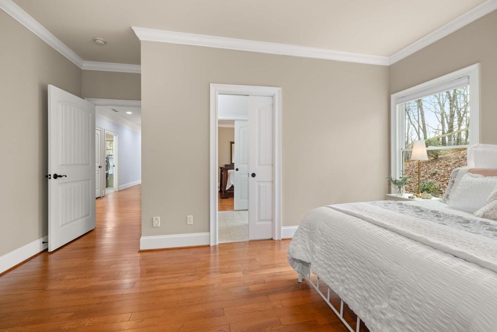 99 Madeline Anthony Road Dahlonega, GA 30533 - Photo 38 of 60 a bedroom with a bed and a window