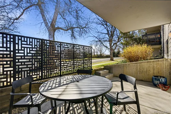 a view of balcony and patio
